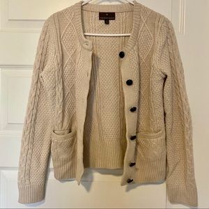 Fenn Wright Manson Beige Cable Knit Sweater SM